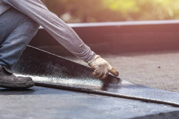 Professional Emergency Waterproofing technician working in Hesston, KS